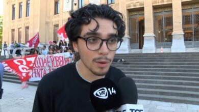 Federico Auditore - Studenti in piazza contro il DL Scuola "basta propaganda la scuola è pubblica"
