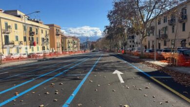 Parcheggio Viale Giostra al buio