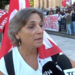 Patrizia Donato - Studenti in piazza contro il DL Scuola "basta propaganda la scuola è pubblica"