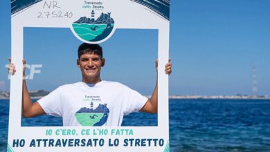 Record traversata dello Stretto, il nuovo primato di Antonio Bavastrelli