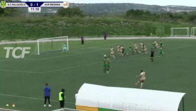 Palazzolo-Messina 1-4, ecco le immagini