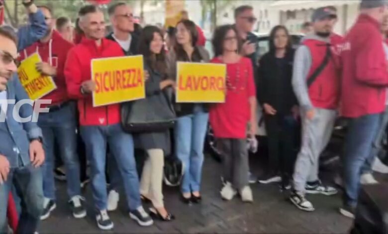 Protesta Cgil in autostrada